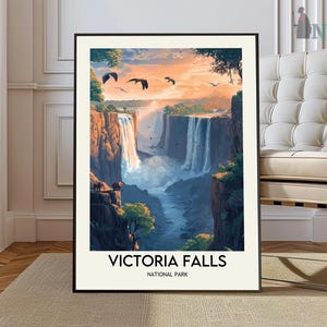Victoria Falls poster, Victoria Falls Wall Art, Victoria Falls Print, Victoria Falls Photo, Victoria Falls Poster Print, Victoria Falls art
