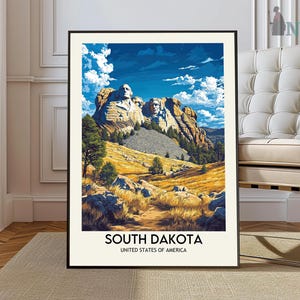 South Dakota Print, South Dakota Wandkunst, South Dakota Poster, South Dakota Foto, South Dakota Poster Druck, Mount Rushmore South Dakota