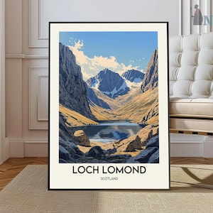 Loch Lomond poster, Loch Lomond Wall Art, Loch Lomond Print, Loch Lomond Photo, Loch Lomond Poster Print, Loch Lomond Scotland poster