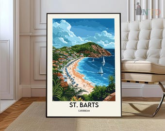 Póster de San Bartolomé, Arte mural de San Bartolomé, Impresión de San Bartolomé, Foto de San Bartolomé, Impresión de póster de San Bartolomé, Póster de viaje de San Bartolomé, Regalo de San Bartolomé