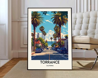 トーランス カリフォルニア 旅行 ウォールアート ポスター プリント