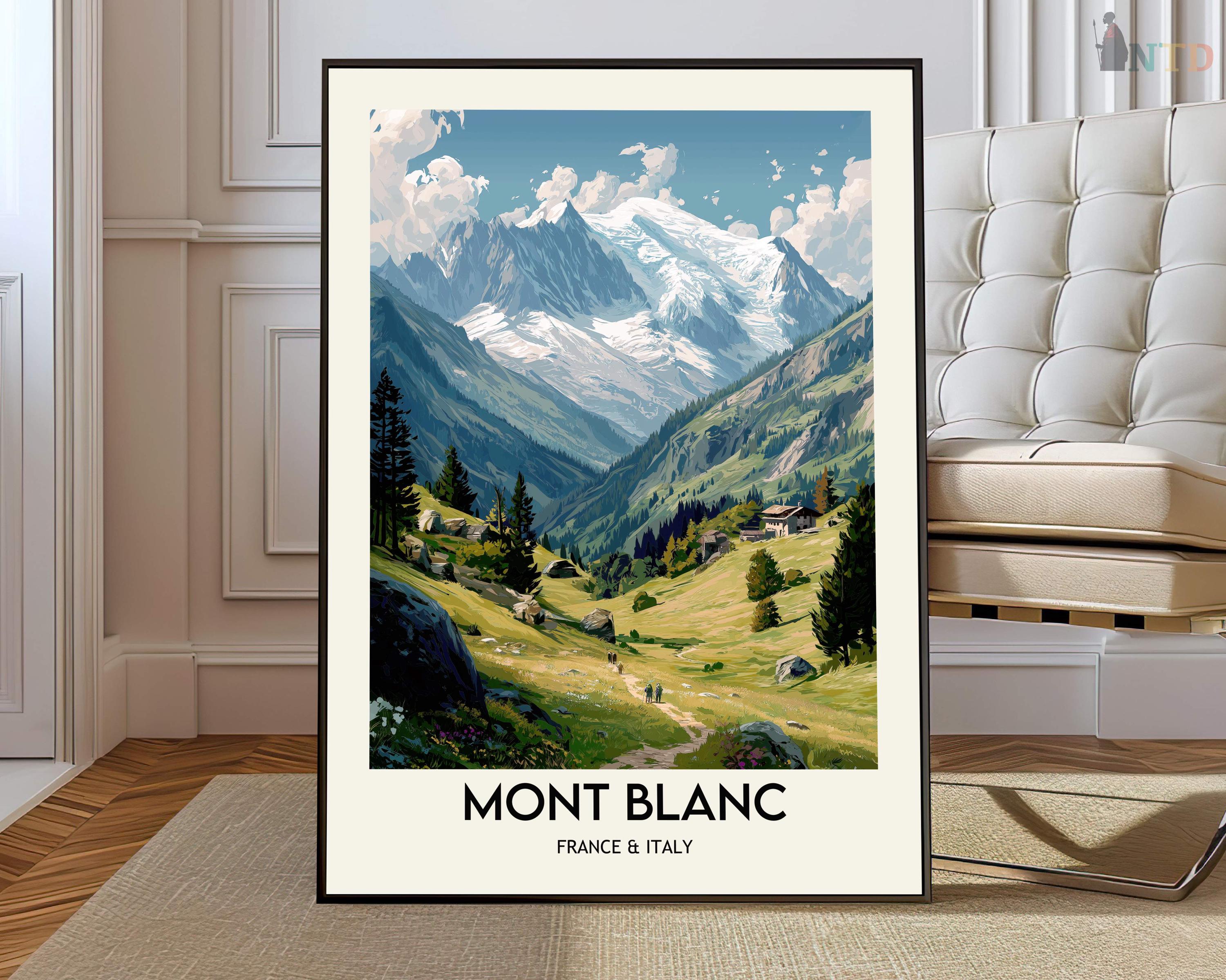 Mont Blanc Poster - Etsy
