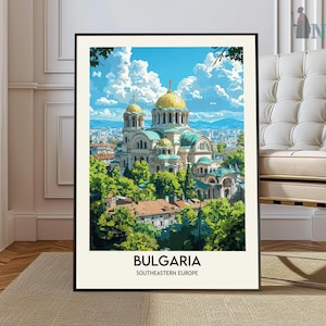 Bulgaria Print, Bulgaria Wall Art, Bulgaria Poster, Bulgaria Photo, Bulgaria Poster Print, Bulgaria Wall Décor, Bulgaria Sofia Poster