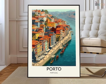 Porto Print, Porto Wall Art, Porto Poster, Porto Photo, Porto Poster Print, Porto Travel Poster, Porto Mexico