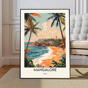 Mangalore poster, Mangalore Wall Art, Mangalore Print, Mangalore Photo, Mangalore Poster Print, Mangalore Travel Poster, Karnataka India