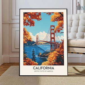 California Print, California Wall Art, California Poster, California Photo, California Poster Print, California Wall Décor, California USA