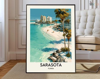 Sarasota poster, Sarasota Wall Art, Sarasota Print, Sarasota Photo, Sarasota Poster Print, Sarasota Travel, Sarasota Beach, Sarasota florida