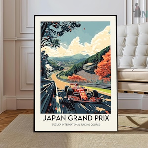 Japan Grand Prix-poster, Japan Grand Prix-muurkunst, Japan Grand Prix-afdruk, Japan Grand Prix-foto, Japan Grand Prix-posterafdruk
