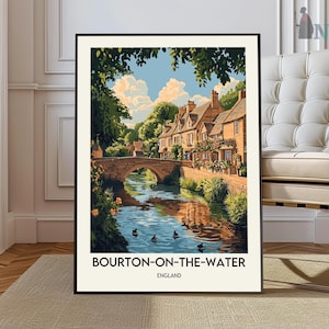 Arte de Bourton-on-the-Water, ilustraciones de Bourton-on-the-Water, mapa de Bourton-on-the-Water, fotografía de Bourton-on-the-Water, póster de Bourton-on-the-Water