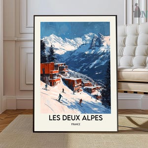 Les Deux Alpes poster, Les Deux Alpes Wall Art, Les Deux Alpes Print, Les Deux Alpes Photo, French AlpsAlpes French Alps, French Alps ski