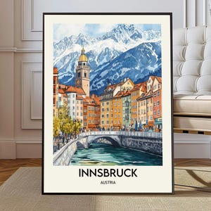 Innsbruck poster, Innsbruck Wall Art, Innsbruck Print, Innsbruck Photo, Innsbruck Poster Print, Innsbruck Austria, Innsbruck city poster