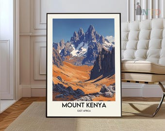 Mount Kenya poster, Mount Kenya Wall Art, Mount Kenya Print, Mount Kenya Photo, Mount Kenya Poster Print, Mount Kenya Nyeri, Nairobi Kenya