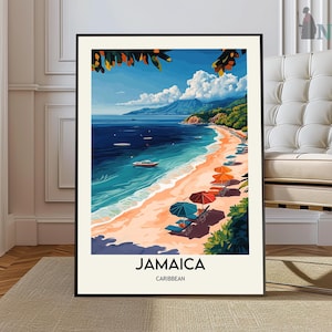 Jamaica Poster, Jamaica Wall Art, Jamaica Print, Jamaica Photo, Jamaica Poster Print, Jamaica Travel Poster, Dunn’s River Falls poster