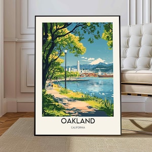 Oakland poster, Oakland Wall Art, Oakland Print, Oakland Photo, Oakland Poster Print, Oakland Travel Poster, Oakland  California poster