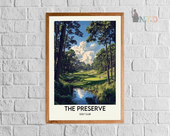 The Preserve Golf Club Poster: Carmel, California - Tom Fazio