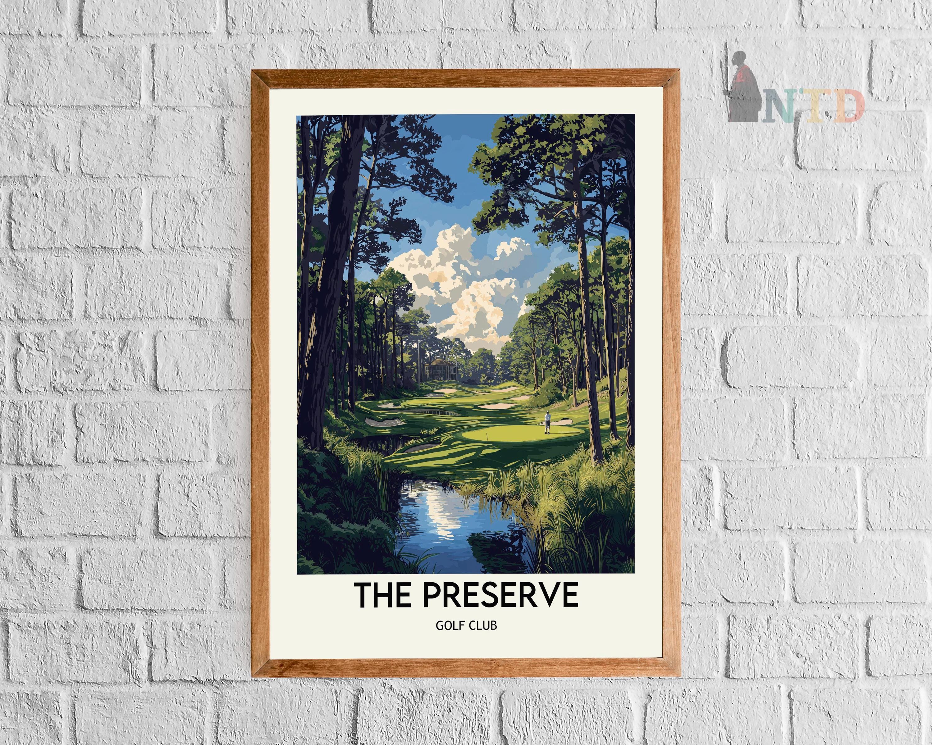 The Preserve Golf Club Poster: Carmel, California - Tom Fazio