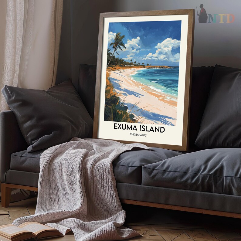 Exuma Poster Exuma Island Poster, Exuma Island Wall Art, Exuma Island Print, Exuma ...