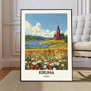 Kiruna poster, Kiruna Wall Art, Kiruna Print, Kiruna Photo, Kiruna Poster Print, Kiruna Travel Poster, Kiruna Sweden Gift, Sweden poster