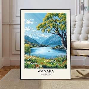 Wanaka Print, Wanaka Wall Art, Wanaka  Poster, Wanaka  Photo, Wanaka  Poster Print, Wanaka Travel Poster, Wanaka  New Zealand poster