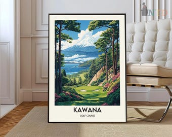 Kawana Golf Course poster, Kawana Golf Course Wall Art, Kawana Golf Course Print, Kawana Golf Course Photo, Kawana Golf Course  Japan decor