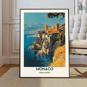 Monaco Print, Monaco Wall Art, Monaco Poster, Monaco Photo, Monaco Poster Print, Monaco Wall Décor, Monaco French Riviera