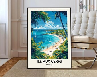 Poster Ile aux Cerfs, Arte da parete Île aux Cerfs, Stampa Île aux Cerfs, Foto Île aux Cerfs, Stampa poster Île aux Cerfs, Île aux Cerfs Mauritius