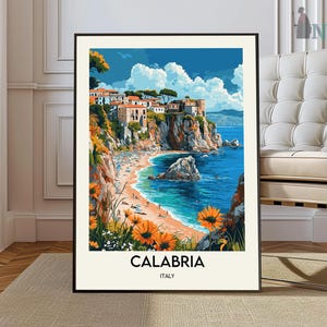 Calabria Print, Calabria Poster, Calabria Wall Art, Calabria Art Print, Calabria decor, Italy Poster, Calabria Photo, Calabria Italy