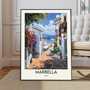 Marbella poster, Marbella Wall Art, Marbella Print, Marbella Photo, Marbella Poster Print, Marbella Travel Poster, Costa del Sol poster
