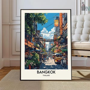 Bangkok Print, Bangkok Wall Art, Bangkok Poster, Bangkok Photo, Bangkok map, Bangkok Wall Décor, Bangkok Travel Poster, Bangkok Thailand