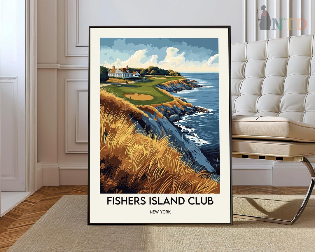 Fishers Island Club Golf Club Poster, Fishers Island Club Golf Club ...