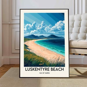 Luskentyre Beach poster, Luskentyre Beach Wall Art, Luskentyre Beach Print, Luskentyre Beach art, Luskentyre Beach Scotland, Isle of Harris