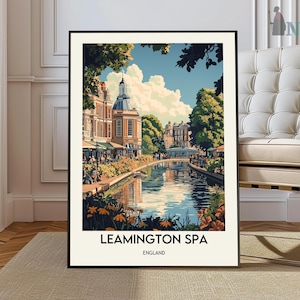 Leamington Spa-poster, Leamington Spa-muurkunst, Leamington Spa-afdruk, Leamington Spa-foto, Leamington Spa-posterafdruk