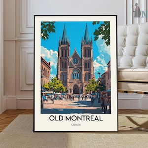 Old Montreal poster, Old Montreal Wall Art, Old Montreal Print, Old Montreal Photo, Old Montreal Poster Print, Old Montreal Canada