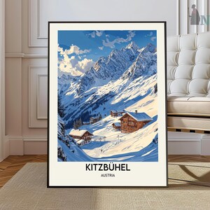 Kitzbuhel Travel Print - Austria, Kitzbuhel Poster, Austria Poster, Travel Wall Art, Austria Print, Austria, Kitzbuhel, Europe, Skiing Print