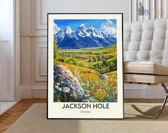 Jackson Hole Poster, Jackson Hole Wall Art, Jackson Hole Print, Jackson Hole Photo, Jackson Hole Poster Print, Jackson Hole Travel Poster