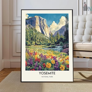 Yosemite Poster, Yosemite Park Poster, National Park Poster, Yosemite Photo, Yosemite Print, Yosemite Art, Yosemite Artwork