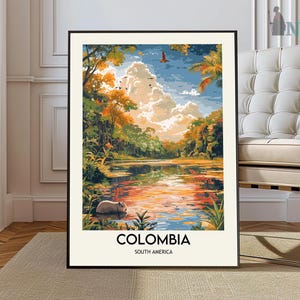 Colombia poster, Colombia Wall Art, Colombia Print, Colombia Photo, Colombia Poster Print, Colombia Travel, Colombia city, Colombia map