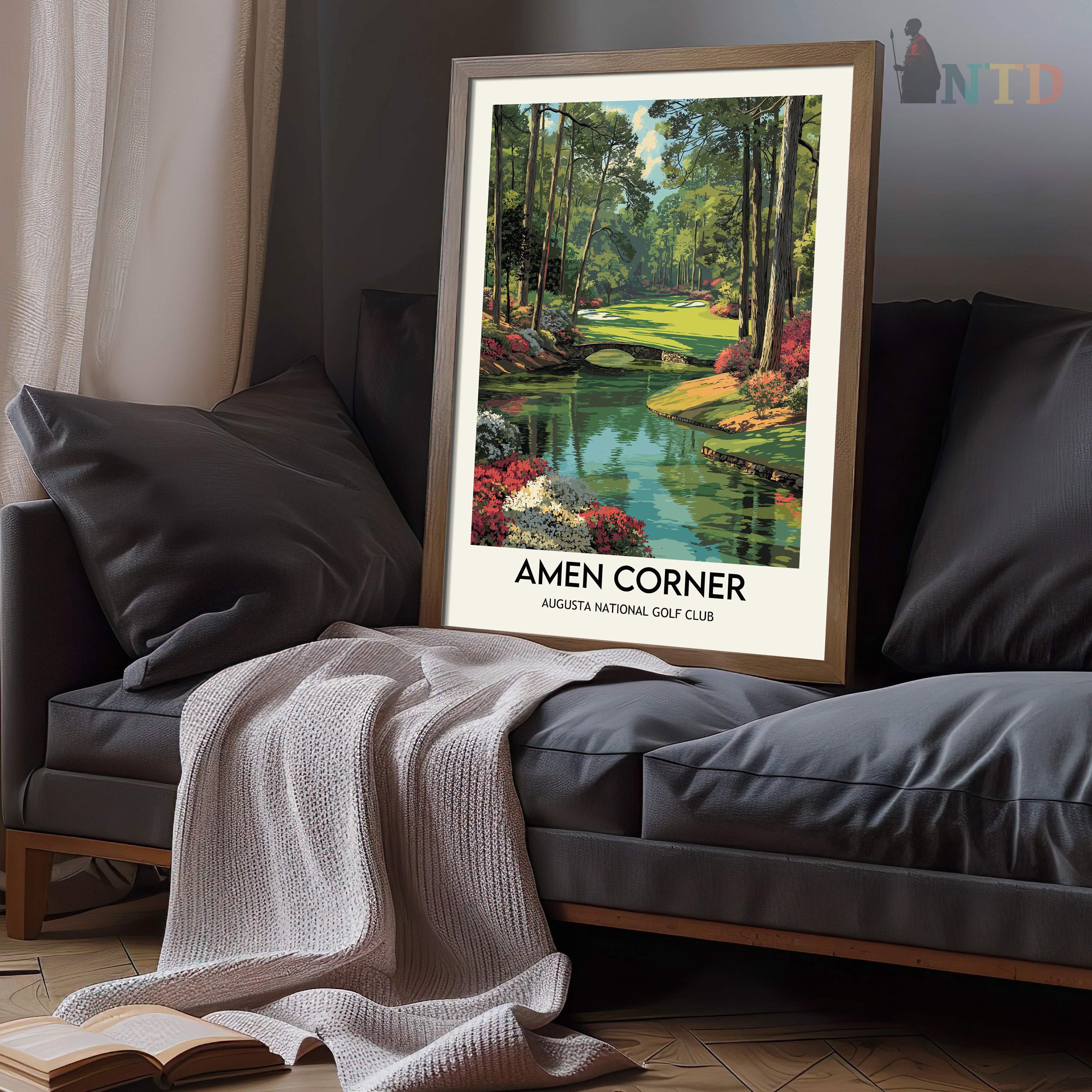Amen Corner Augusta National Golf Club Print: Iconic Golf Art - Etsy