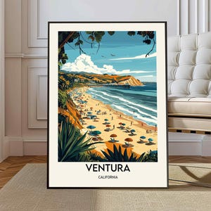 Ventura poster, Ventura Wall Art, Ventura Print, Ventura Photo, Ventura Poster Print, Ventura Travel Poster, San Buenaventura print