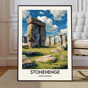 Stonehenge poster, Stonehenge Wall Art, Stonehenge Print, Stonehenge Photo, Stonehenge Poster Print, Stonehenge Travel, Wiltshire England
