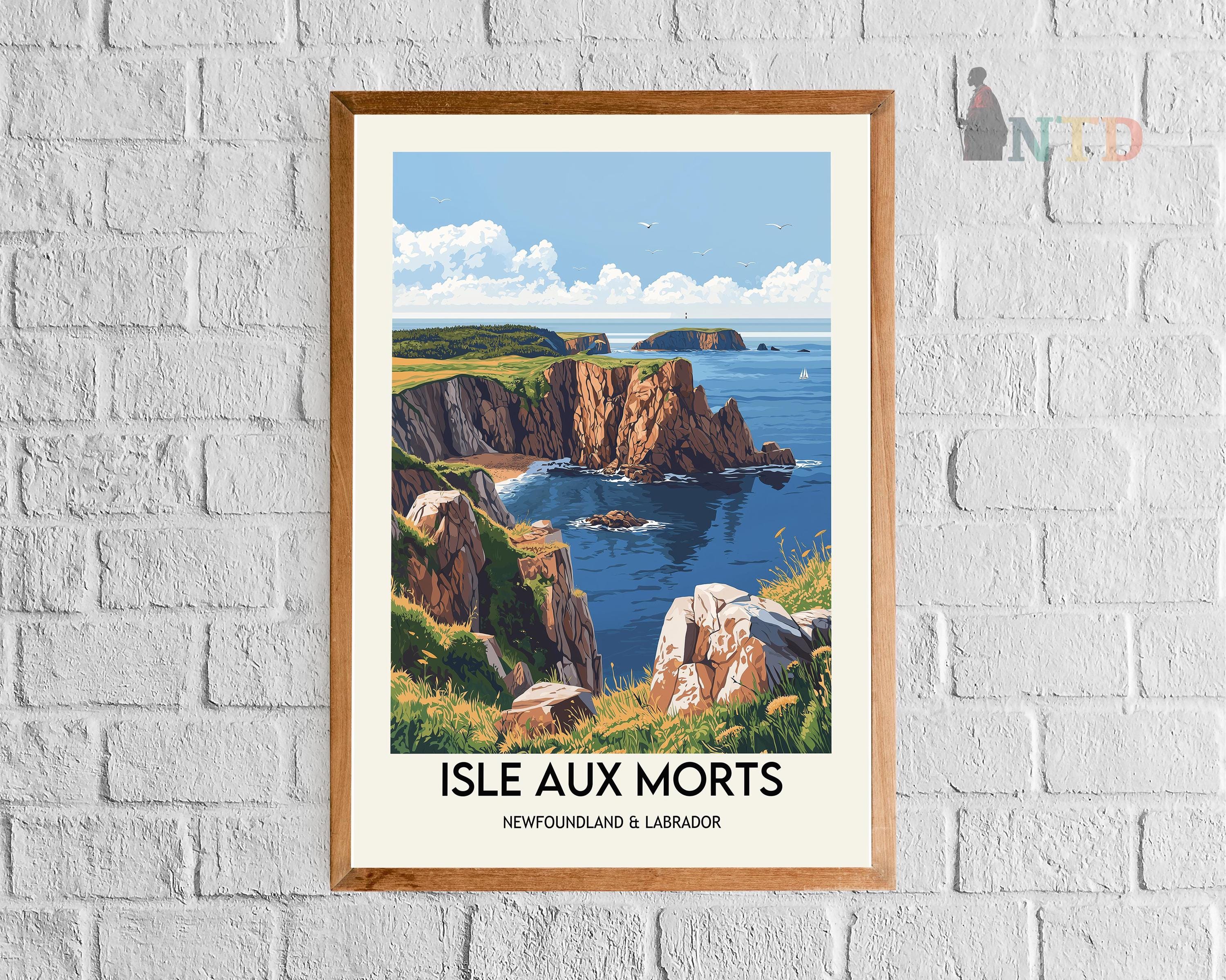 Isle Aux Morts Poster, Isle Aux Morts Wall Art, Isle Aux Morts