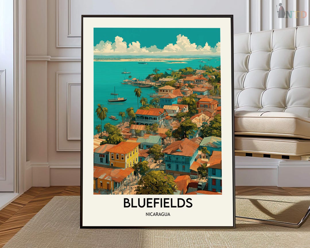 Bluefields Poster, Bluefields Wall Art, Bluefields Print, Bluefields ...