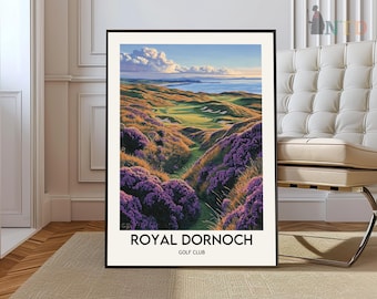 Loyal H. Chapman Signed 1980 Golf Fantasy Print “st. Ludwig's