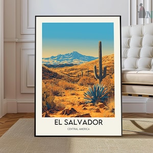 Foto de película impresa de El Salvador, arte de la pared de El Salvador, cartel de El Salvador, foto de El Salvador, impresión del cartel de El Salvador, decoración de la pared de El Salvador