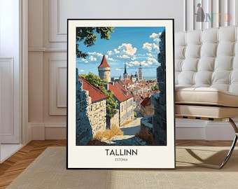 Tallinn Print, Tallinn Wall Art, Tallinn Poster, Tallinn Photo, Tallinn Poster Print, Tallinn Map, Tallinn Travel Poster, Tallin Estonia