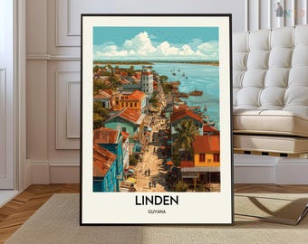 Affiche en tilleul, art mural en tilleul, impression en tilleul, photo en tilleul, impression d'affiche en tilleul, voyage en tilleul, carte en tilleul, oeuvre d'art en tilleul, Linden Guyane