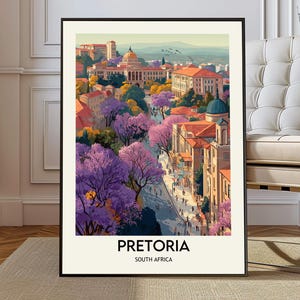 Pretoria Poster, Pretoria Wall Art, Pretoria Print, Pretoria Photo, Pretoria Poster Print, Pretoria Travel, Pretoria Artwork, Pretoria city