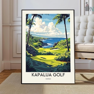 Kapalua Golf Poster, Kapalua Golf Wall Art, Kapalua Golf Print, Kapalua Golf Photo, Kapalua Golf Poster Print, Kapalua Golf Maui Hawaii