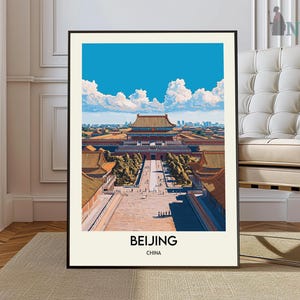 Beijing Print, Beijing Poster, Beijing Wall Art, Beijing Art Print, Beijing China, Beijing Travel,, Beijing Photo, Beijing Gift