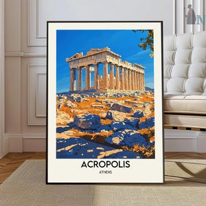Athens Print, Athens Poster, Athens Greece, Athens Wall Art, Athens Art, Greece Poster, Greece Wall Art, Greece Print Athens Gift Greece Art